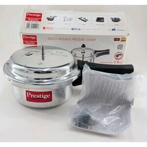 Prestige Popular Aluminium Pressure Cooker, 2 Liter 2.1 Quarts